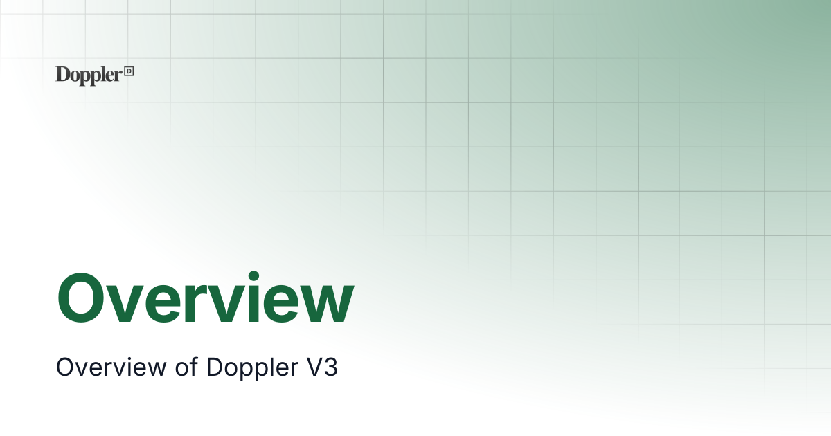 Overview | Doppler Docs